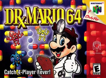 Dr. Mario 64 (USA) box cover front